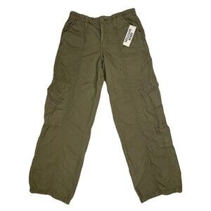 Urban Outfitters BDG Y2K Cargo Pants Womens Small Green Utility Baggy Gorp NWT